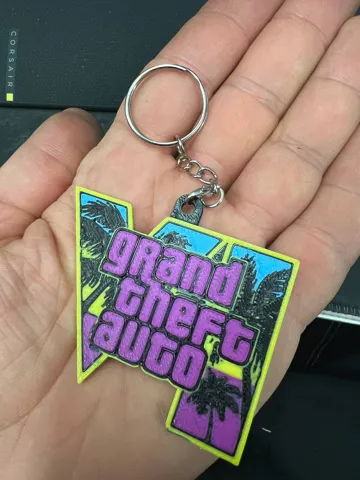 Soporte: GTA 6 Portachiavi Grand Theft Auto VI Porta Chiavi — vista de referencia 5