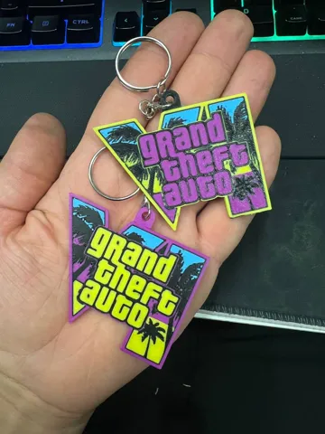 Soporte: GTA 6 Portachiavi Grand Theft Auto VI Porta Chiavi — vista de referencia 3