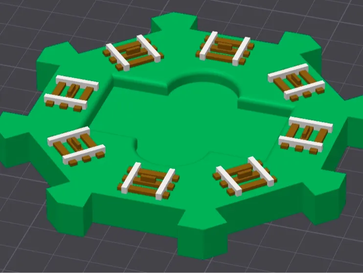 Mexican Train Ride Stations