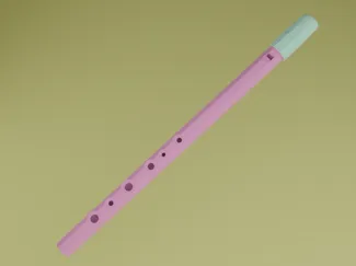 Quiet Tune - F# Minor Scale Signel Flute