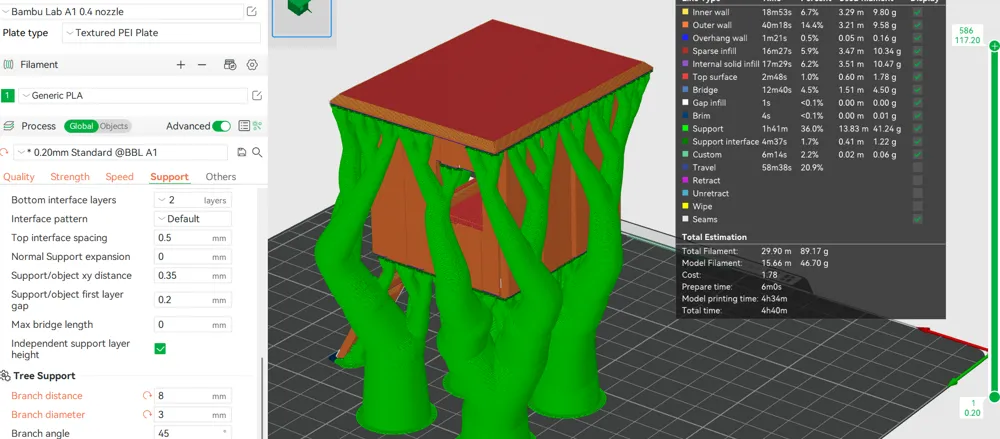 Bambu Lab Organic Treehouse - Free 3D Print Model - MakerWorld