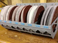 Organiseur de disques abrasifs 125 et 150 mm — photo 1