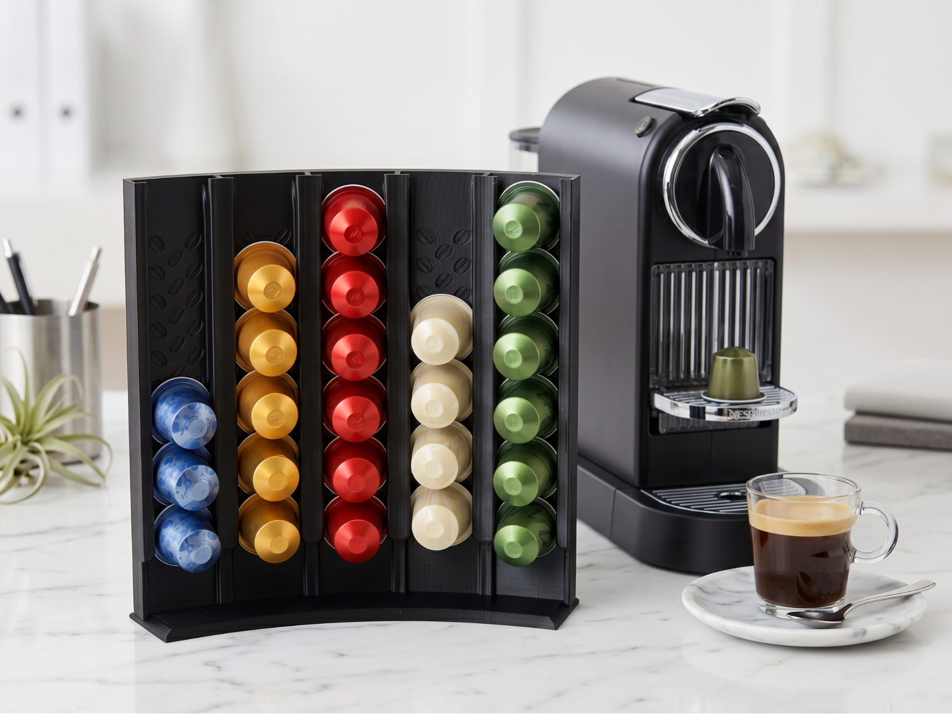 Curved Nespresso Capsule Holder