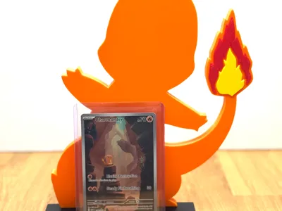 Charmander Pokemon Card display stand 