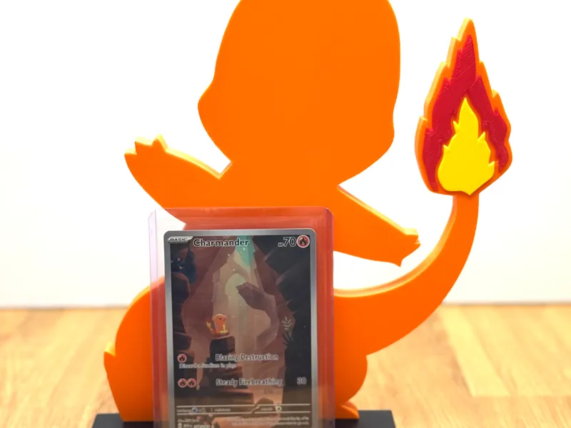 Charmander Pokemon Card display stand 
