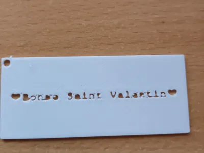 Valentine's Day Keychain