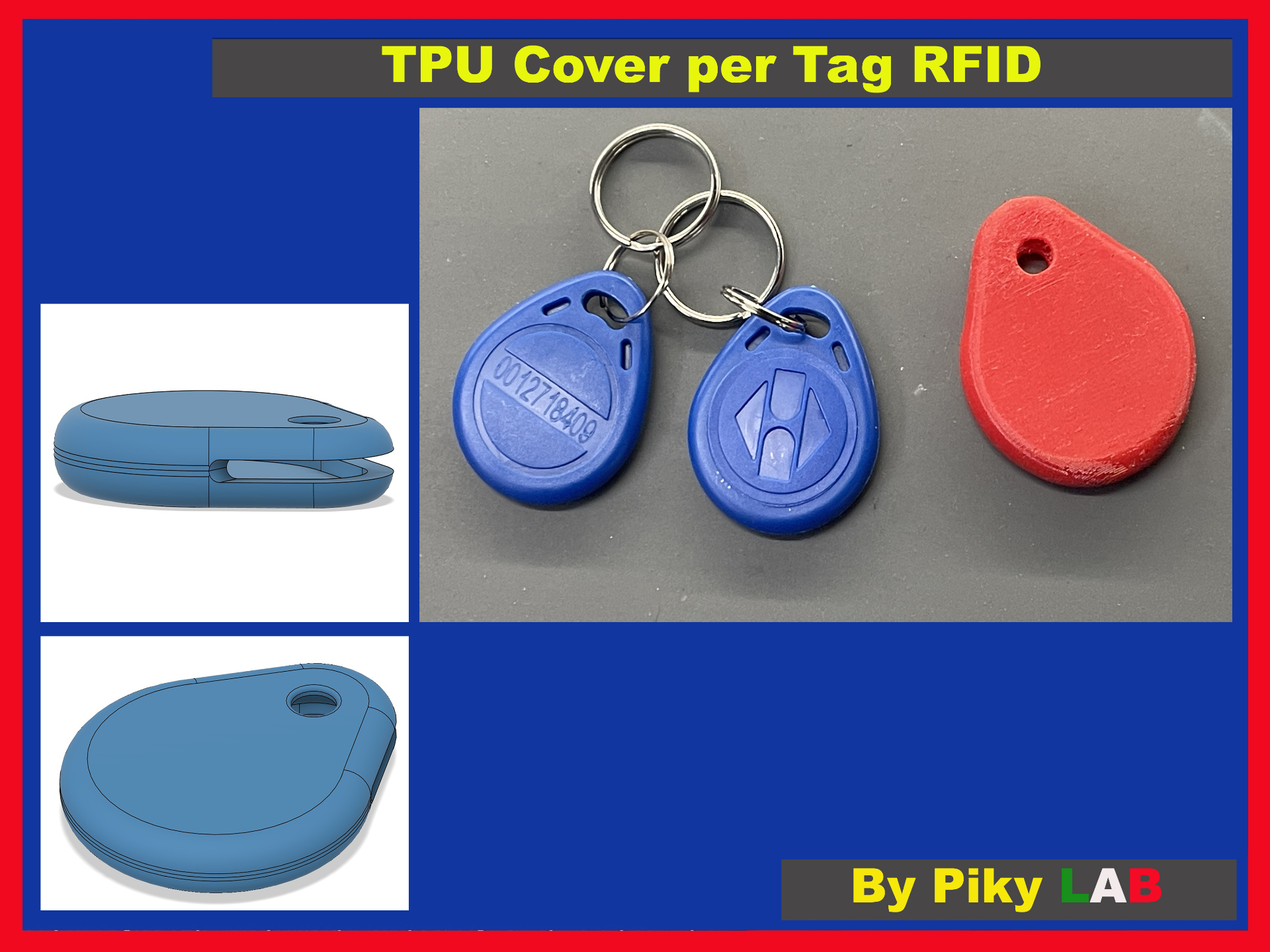 TPU Cover per Tag RFID
