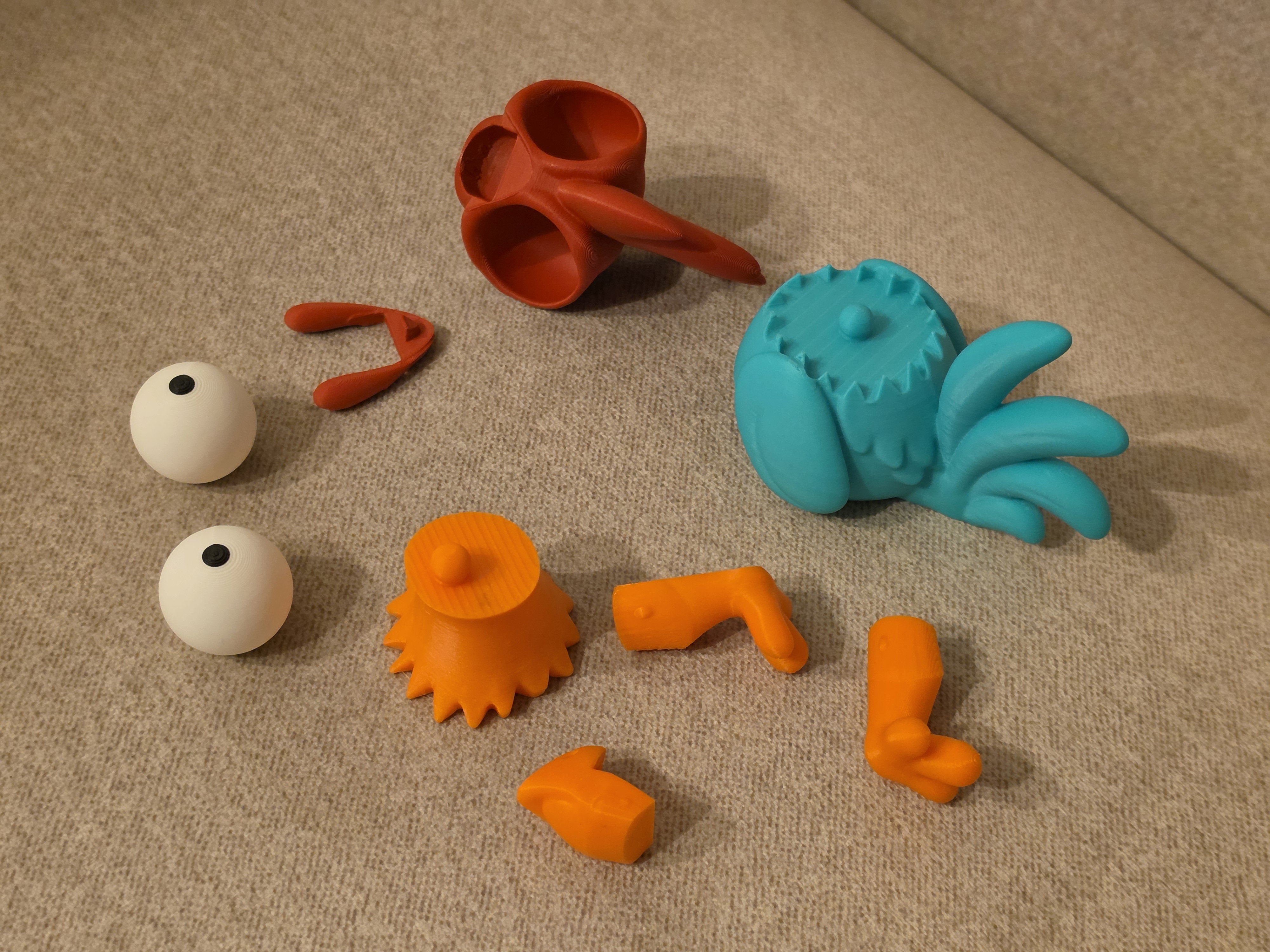 Goofy series – HEI HEI ROOSTER Movable Eyes NO AMS - 1