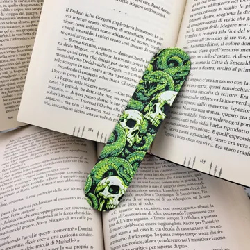 Accesorio de lectura: Gothic skull Serpent Bookmark Book Decor & Reading — vista de referencia 4