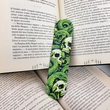 Accesorio de lectura: Gothic skull Serpent Bookmark Book Decor & Reading — vista de referencia 5