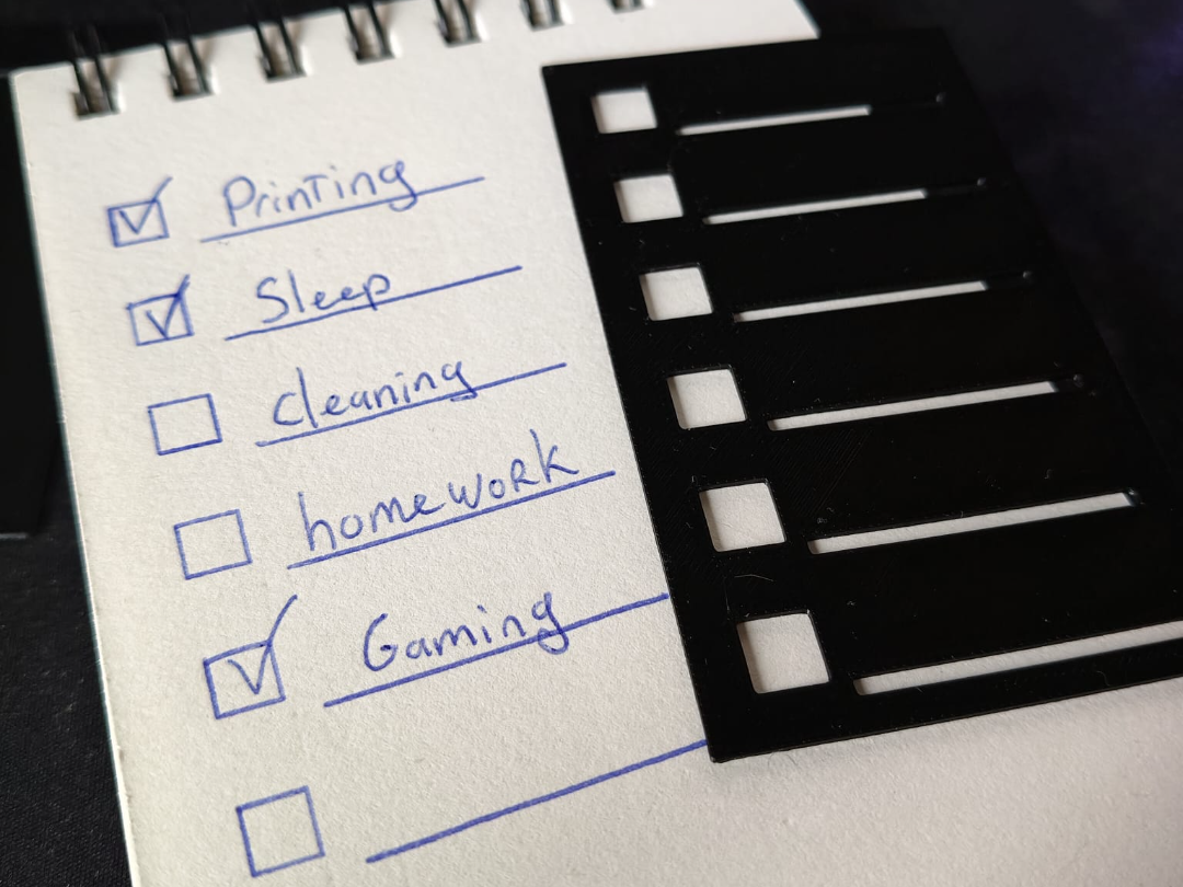 Bullet Journal Checklist Stencil Template 