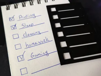 Bullet Journal Checklist Stencil Template