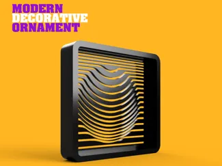 Modern decorative ornament 