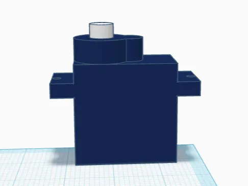 dummy 9 gram servo motor cutout/reference model 