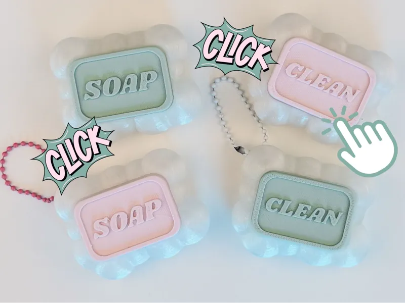 Soap Clickers Fidget Toy