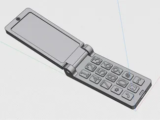Mobile Phone V for kids foldable