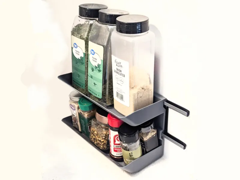 Removable Hanging Spice Rack (no supports)