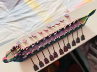 Support de pagaie pour bateau-dragon (test d'assemblage) — photo 4
