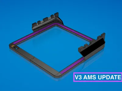 BEST AMS Riser for ~10mm LED Strips, EASY PRINT