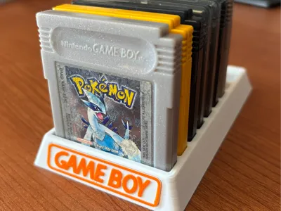 Game Boy Cartridge Holder/Stand (GB, GBC & GBA)
