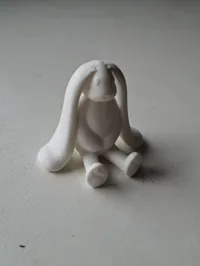Lapin en peluche imprimé — photo 2