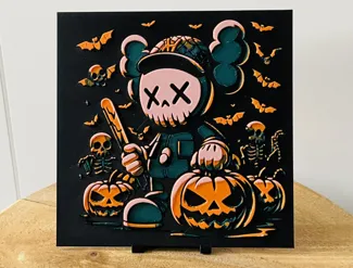Kaws halloween theme - Hueforge
