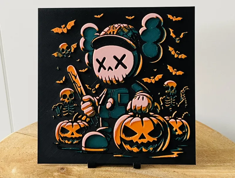 Kaws halloween theme - Hueforge