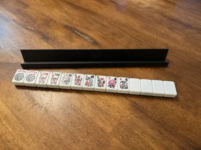 Large Tile Mahjong Rack - Free 3D Print Model - MakerWorld