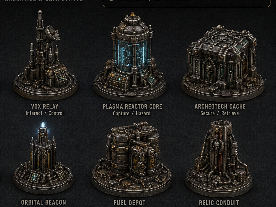 Object markers horus heresy and 40,000 kill team