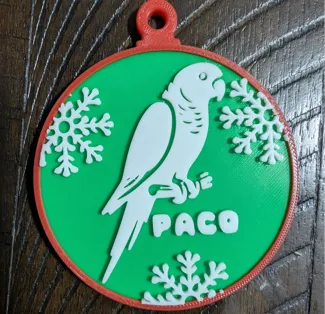 Customizable Bird Ornament
