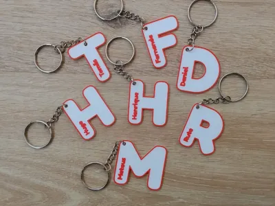 Name Tag Keychain