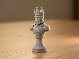 Armored King Chess Piece