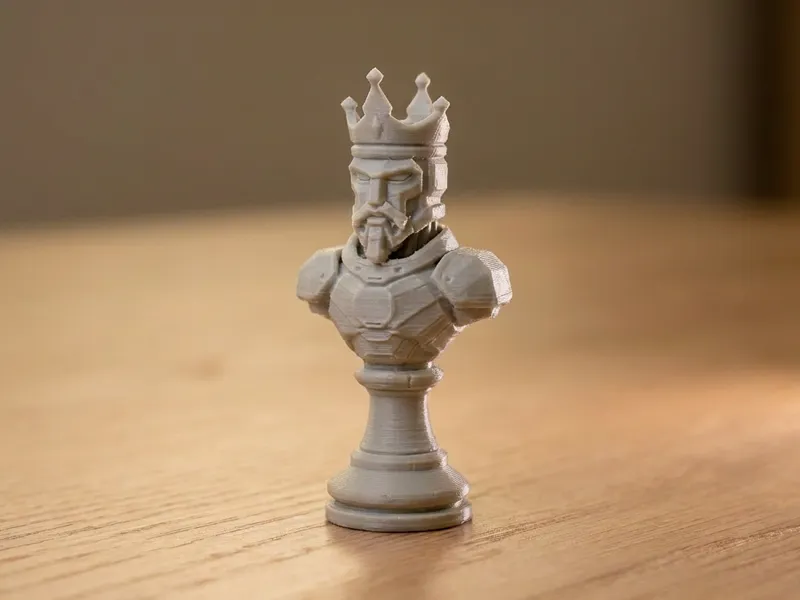 Armored King Chess Piece