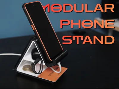 Modular Phone Stand Storage