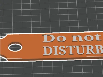do not disturb sign
