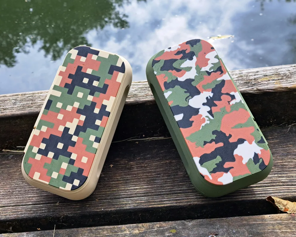 Camo Storage Box (Forest & Digital Camo) - Free 3D Print Model - MakerWorld