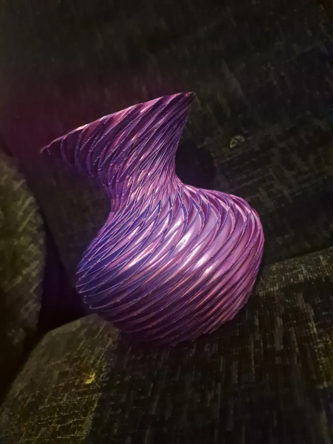 Vase à effet tourbillon