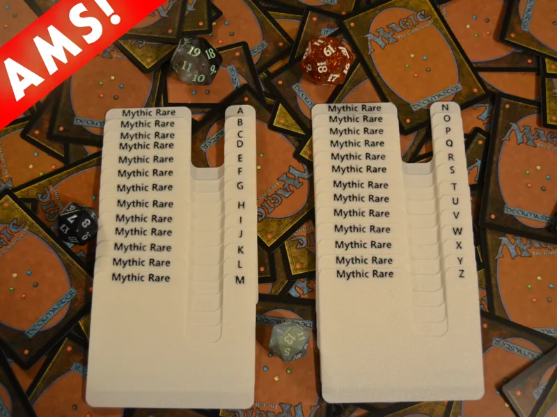 MTG-Landscape Rarity (A-Z) Dividers