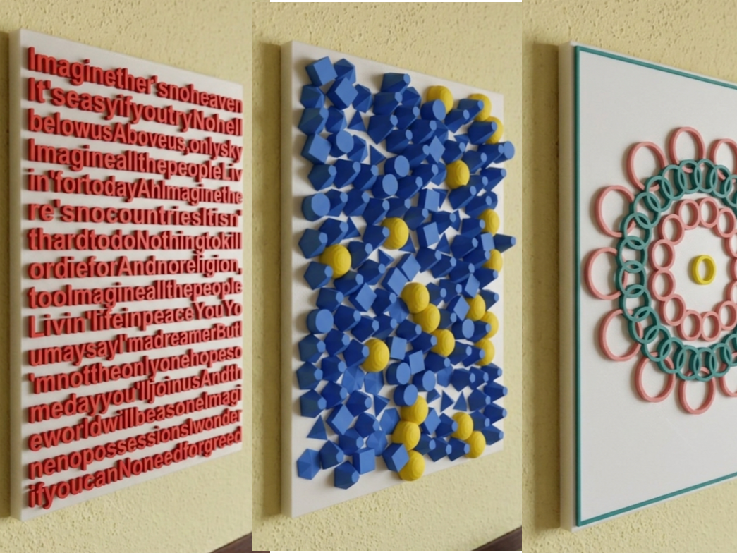 Parametric artwork- customizable wall decoration