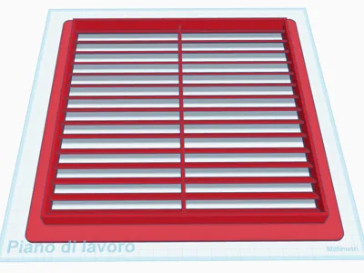 225 x 225 Square Grill