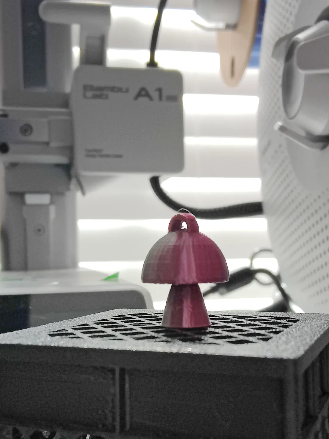 Mushroom Earrings - 1Gram of filament! 16mins! view 2