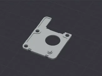 a1/a1 mini magnetic front cover for 6/3mm magnets
