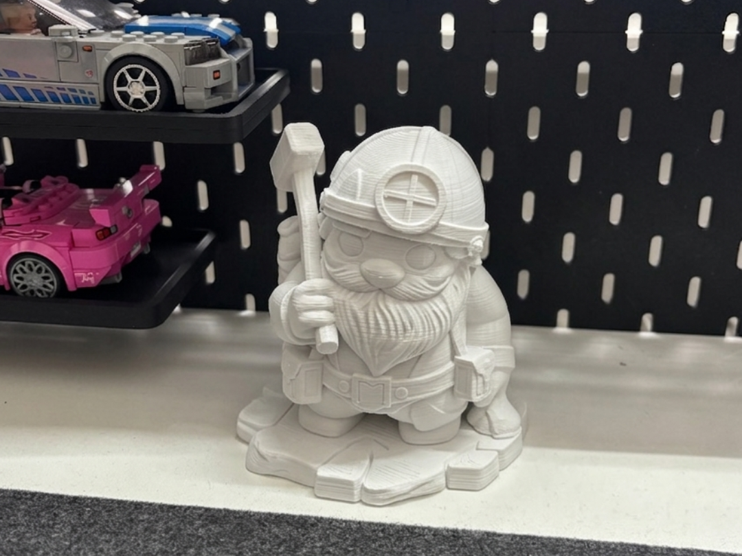 Grumpy Dwarf Miner | Mighty Hammer 3D Print