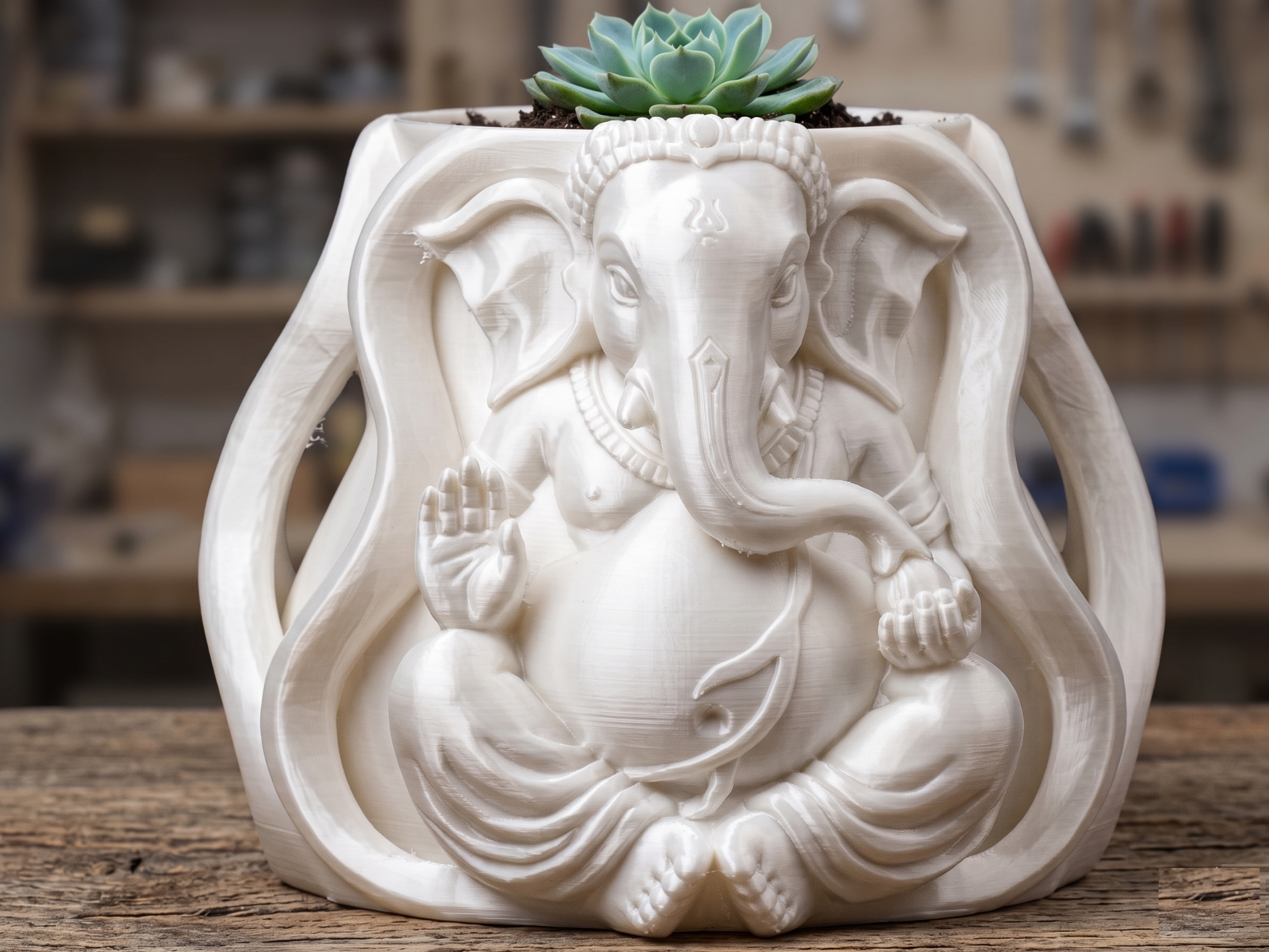 Ganesha - Vase Planter / Pen holder 