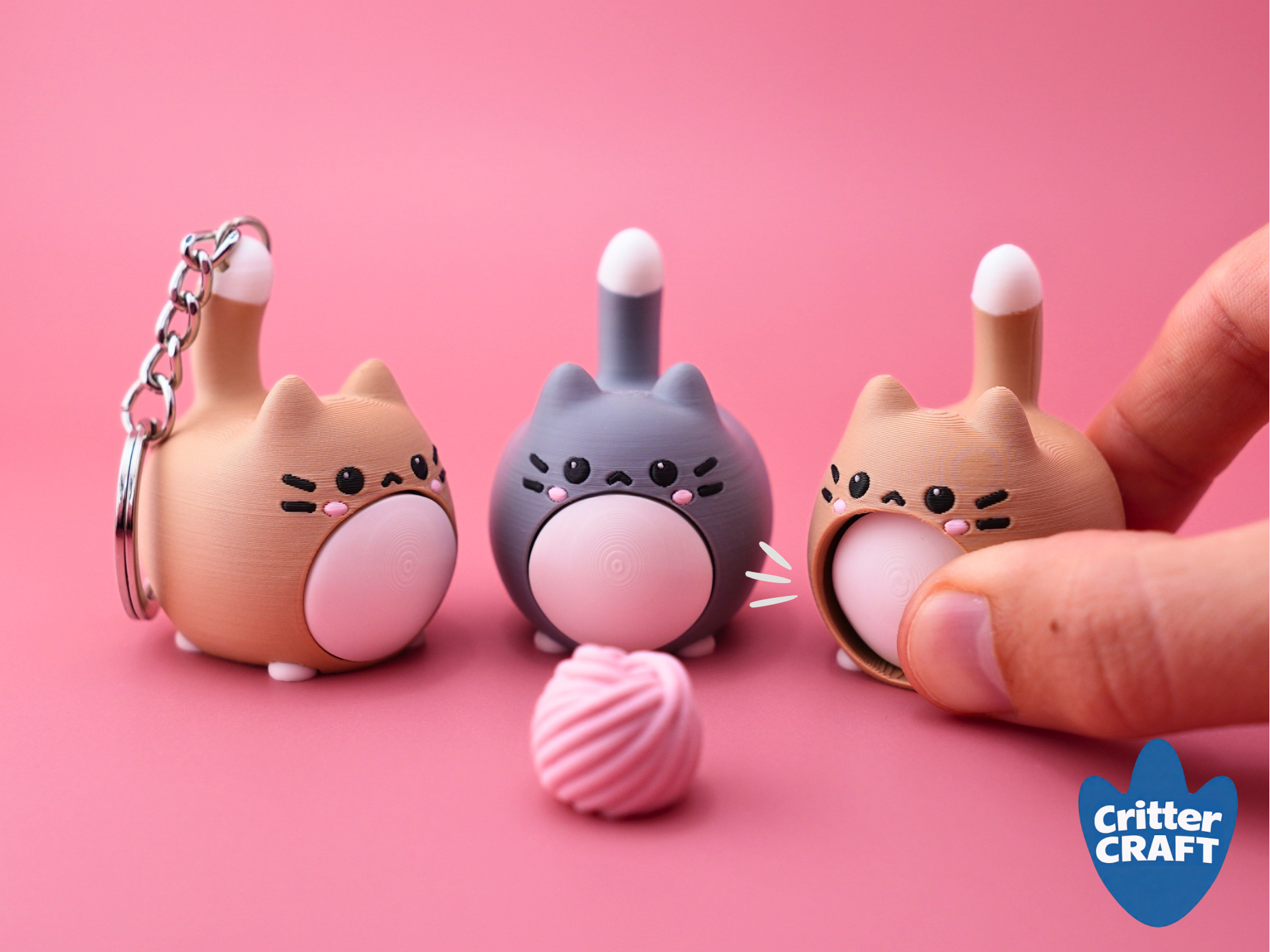 Chonky Cat Clicker Fidget Toy