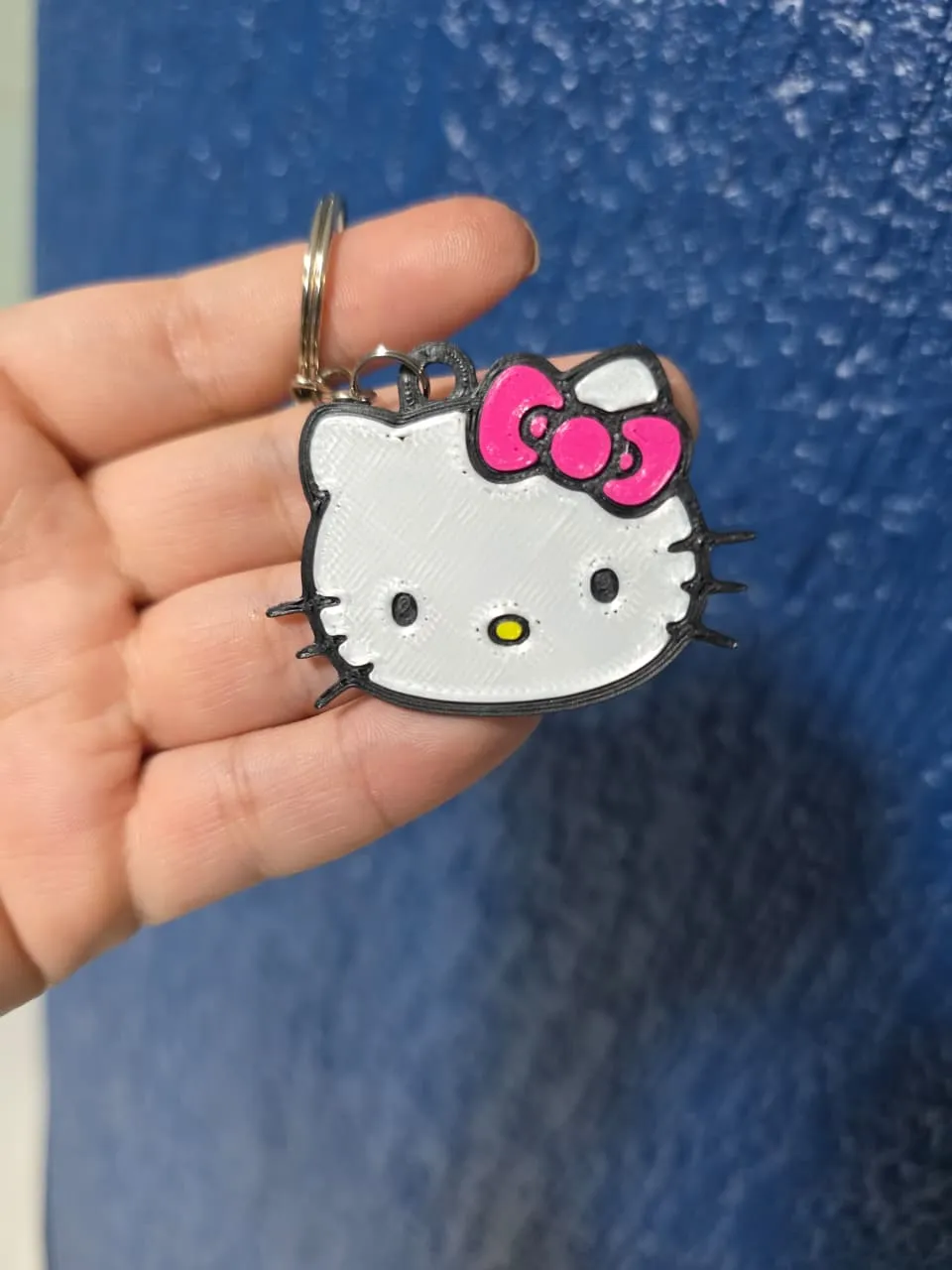 Hello Kitty keychain - Free 3D Print Model - MakerWorld