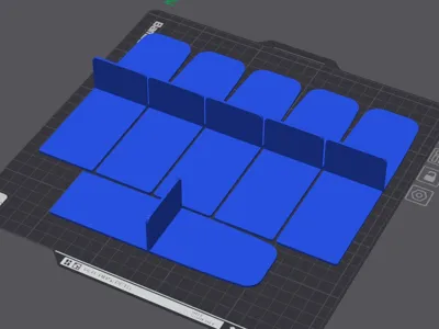 Small Parts Bin Insert and Divider