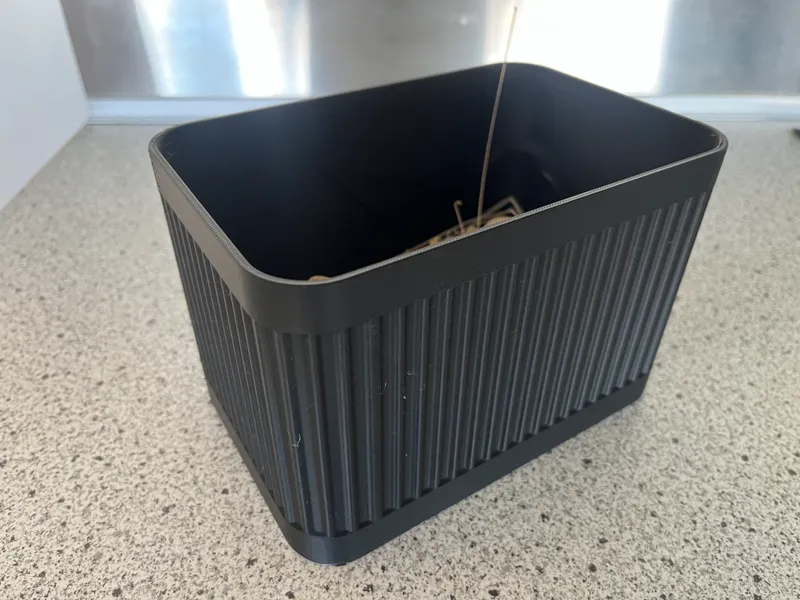 Trash can - 18x12x12 cm