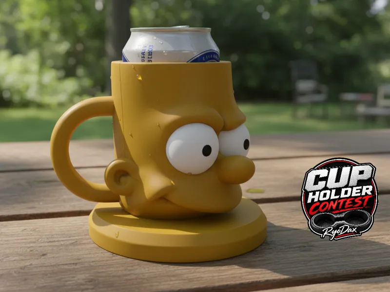 Bart Simpson Cup Holder