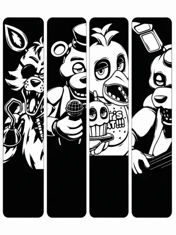 Accesorio de lectura: Five Nights at Freddy’s Bookmarks – Set ! — vista de referencia 2